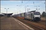 ERS Railways ES 64 F4-290 / 189 290-0 mit einem gemischtem Gterzug nach Ahrensdorf am 02.03.2013 in Berlin Schnefeld Flughafen (Class 189-VK, NVR-Nummer 91 80 6189 290-0-D-DISPO, angemietet von MRCE Dispolok)