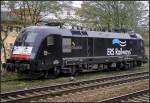 ERS ES 64 U2-034 abgestellt und wartet auf neue Aufgaben (NVR-Nummer 9180 6182 534-8 D-DISPO, angemietet von MRCE, gesichtet Berlin Köpenick 16.11.2009)