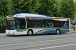 MAN Hybrid im Liniendienst der Leipziger Verkehrsbetriebe im Juli 2016