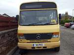 Mercedes O814 von P C Coaches of Lincoln Ltd aus England in Schottland.