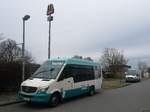 Mercedes Sprinter der Neubrandenburger Verkehrsbetriebe in Neubrandenburg.