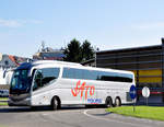 MAN Irizar von Sato Tours aus Spanien in Krems unterwegs.