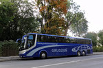 Volvo von Grudzientransport.pl in Krems gesehen.