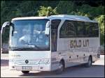 Mercedes Atego Prestige von Gold Line aus Polen im Stadthafen Sassnitz.