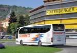 MERCEDES BENZ Travego von SCHINEWITZ Reisen aus sterreich im September 2013 in Krems unterwegs.