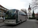 Mercedes Benz Travego von Lenzliner/Berlin im Dez.2013 in Krems gesehen.