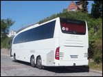 Mercedes Travego von Heike Bös aus Deutschland im Stadthafen Sassnitz.