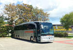 Mercedes Travego von SCHWAB Reisen,Reisebro,Taxi Omnibusse aus sterreich in Krems gesehen.