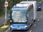 Mercedes Travego von Neubauer-Reisen aus Deutschland in Rostock.