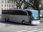 Mercedes Travego von Schorfheide Touristik aus Deutschland in Stettin.