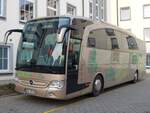 Mercedes Travego von Ruhe-Reisen aus Deutschland in Sassnitz.