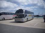 Neoplan Cityliner von Reise Heiko aus Deutschland im Stadthafen Sassnitz.