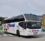 NEOPLAN CITYLINER von BENDEL Reisen / BRD am 19.5.2013 in Krems angekommen.