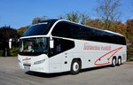 Neoplan Cityliner von der Baumann Touristik aus der BRD in Krems gesehen.