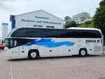 Neoplan Cityliner von Gehle aus Deutschland im Stadthafen Sassnitz. 