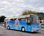 Neoplan Cityliner aus Wien am 27.9.2014 in Krems.