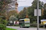 Neoplan Spaceliner von Stroissmller aus asterreich am 11.Okt.2014 in Krems unterwegs.