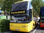 Neoplan Skyliner von Ecolines aus Lettland in Berlin.