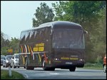 Neoplan Tourliner von Rügen Reisen aus Deutschland in Sassnitz.