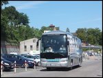 Neoplan Tourliner bon Lindner aus Deutschland im Stadthafen Sassnitz.