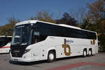 Scania Higer Touring von Baderbus aus der BRD 2017 in Krems.