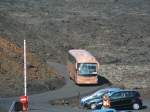 Scania Irizar unterwegs durch den Nationalpark Timanfaya/Lanzarote im Januar 2010