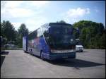 Setra 416 HDH von Berr aus Deutschland mit Hnger in Stralsund.