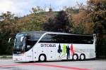 SETRA 415 HDH aus Dnemark im August 2013 in Krems.