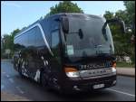 Setra 411 HD von Becker-Reisen aus Deutschland in Sassnitz.