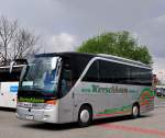 Setra 411 HD von Kerschbaum Reisen aus sterreich am 18.4.2015 in Krems.