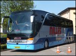 Setra 417 HDH von Nilles aus Dänemark in Sassnitz.