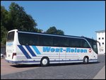 Setra 415 HD von Labudda (ex West-Reisen) aus Deutschland im Stadthafen Sassnitz.