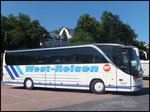 Setra 415 HD von Labudda (ex West-Reisen) aus Deutschland im Stadthafen Sassnitz.