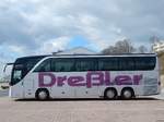 Setra 415 HDH von Dreßler aus Deutschland im Stadthafen Sassnitz.