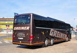 Setra 416 GT-HD von GREINER Reisen aus der BRD in Krems.