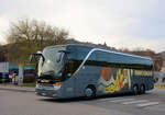 Setra 416 HDH von BROCADELLO aus Italien in Krems.