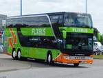 Setra 431 DT von Flixbus/KDE Reisen aus Deutschland in Rostock.