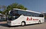 Setra 400er Serie von K & K Busreisen aus Österreich 2018 in Krems gesehen.