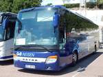 Setra 416 GT-HD von GFB-Reisen aus Deutschland im Stadthafen Sassnitz.