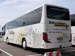 Setra 415 GT-HD von Schweizer aus Deutschland im Stadthafen Sassnitz.