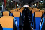 Gediegene Sitze im Setra 517 HD von Mitterbauer Reisen aus Niedersterreich in Krems gesehen.