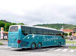 Setra 516 HD von Schrnig Reisen aus der BRD in Krems gesehen.