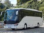 Setra 515 HD von Teinachtal-Reisen aus Deutschland im Stadthafen Sassnitz.