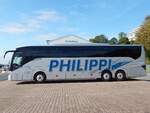 Setra 516 HD von Philippi aus Deutschland im Stadthafen Sassnitz.