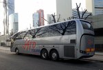 Volvo SC7 Sunsundegui von Sato Tours aus Spanien in Wien bei der UNO City gesehen.