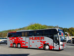 Volvo 9700 von Huber Reisen aus sterreich in Krems gesehen.