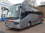 Volvo 9700 von Steincke aus Deutschland im Stadthafen Sassnitz.