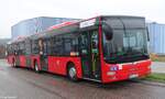 Friedrich Müller Omnibusunternehmen (FMO) aus Schwäbisch Hall | SHA-F 5726 | MAN Lion`s City G | 31.01.2021 in Sachsenheim