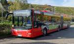 Friedrich Müller Omnibusunternehmen (FMO) aus Schwäbisch Hall | SHA-F 5727 | MAN Lion`s City G | 25.10.2020 in Besigheim