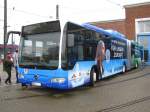 Gelenkomnibus MB ... Citaro  der Firma  RSAG  aus der Hansestadt Rostock (HRO) anllich 130 Jahre Strba in Rostock [27.08.2011] 